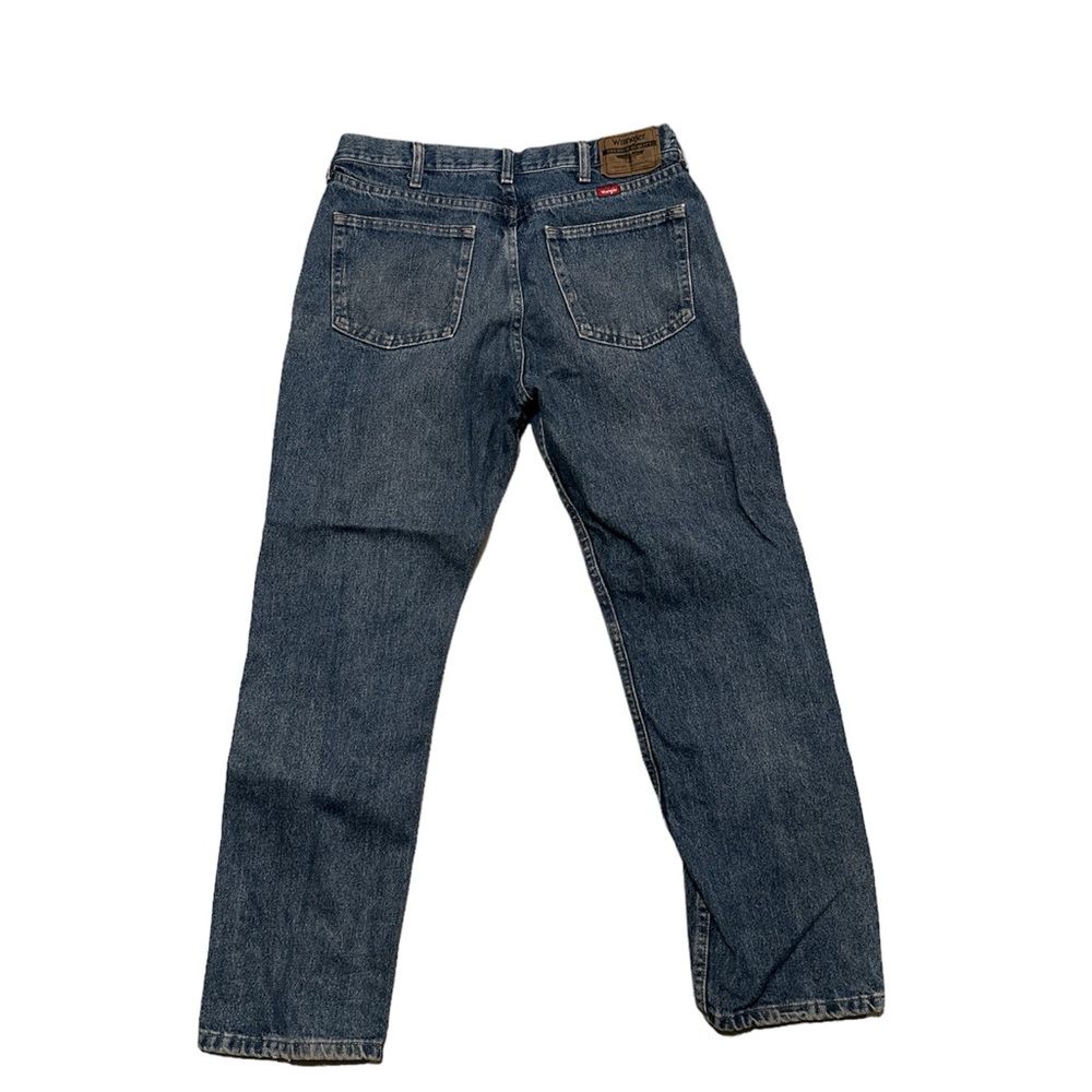 Wrangler Jeans Men's 35x30 Blue Straight Leg Cowboy Cut Straight Leg